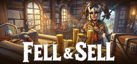 Fell & Sell official Steam key art