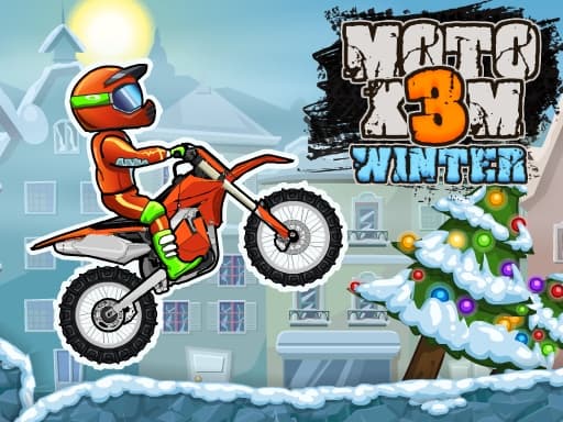 Moto X3M Winter official game artwork