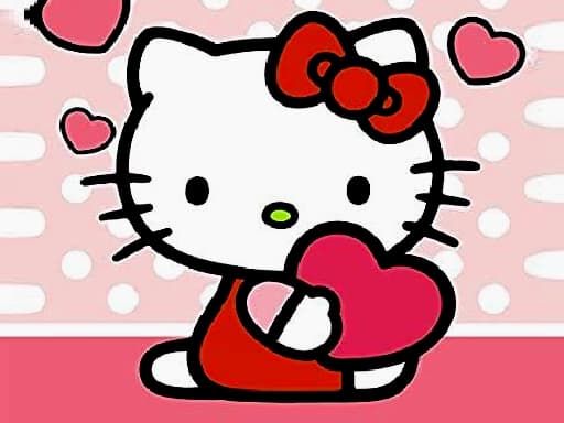 Hello Kitty Spot the Difference official game artwork