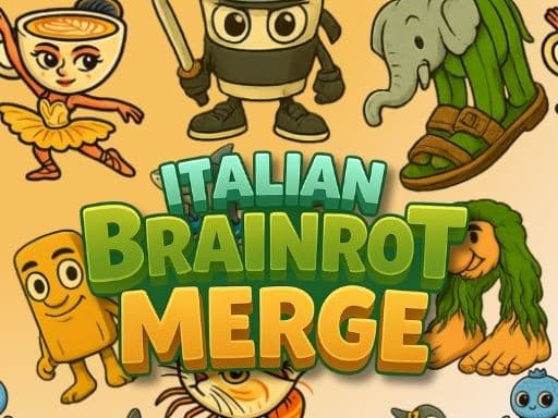 Italian Brainrot Merge official game artwork