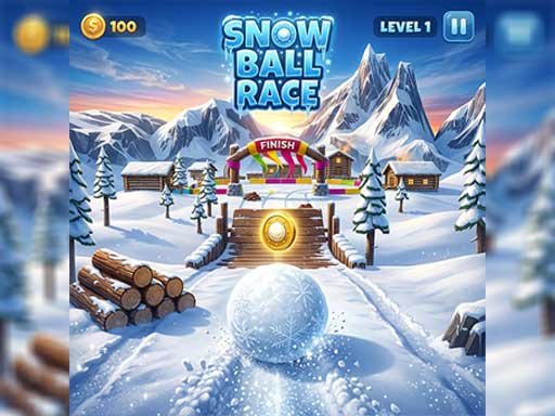 Snow Ball Race official game artwork