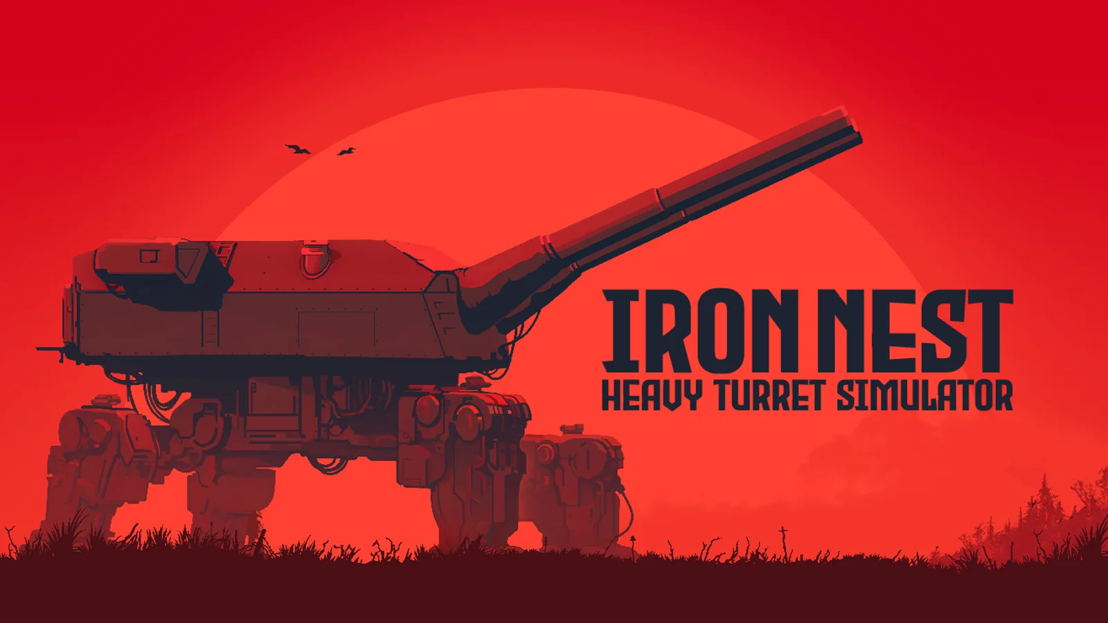 Official IRON NEST Heavy Turret Simulator Steam artwork
